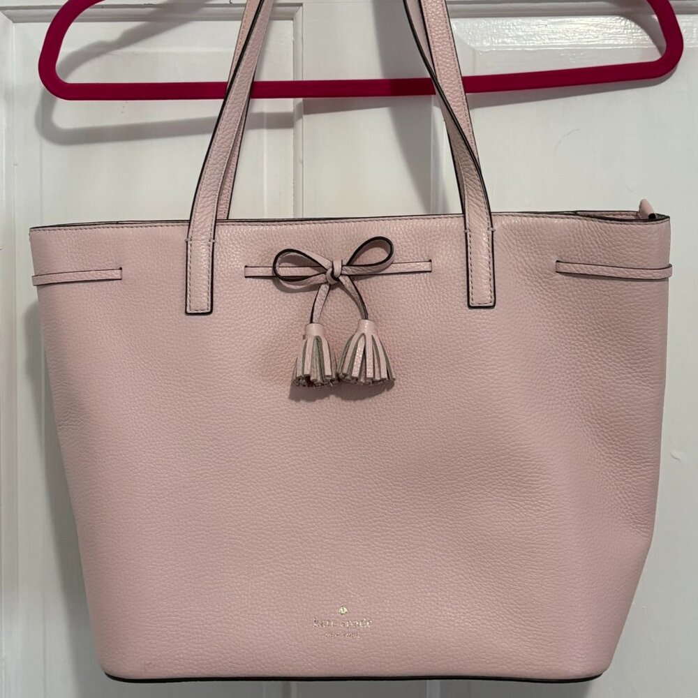Kate Spade Pale Pink Leather Large Tote bag